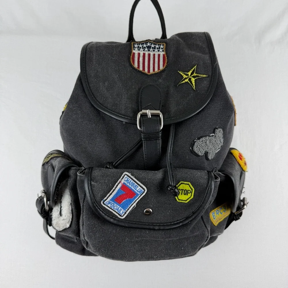 Dream Control Utility Multi-pocket Backpack, Patches,‎ Magnetic Buttons